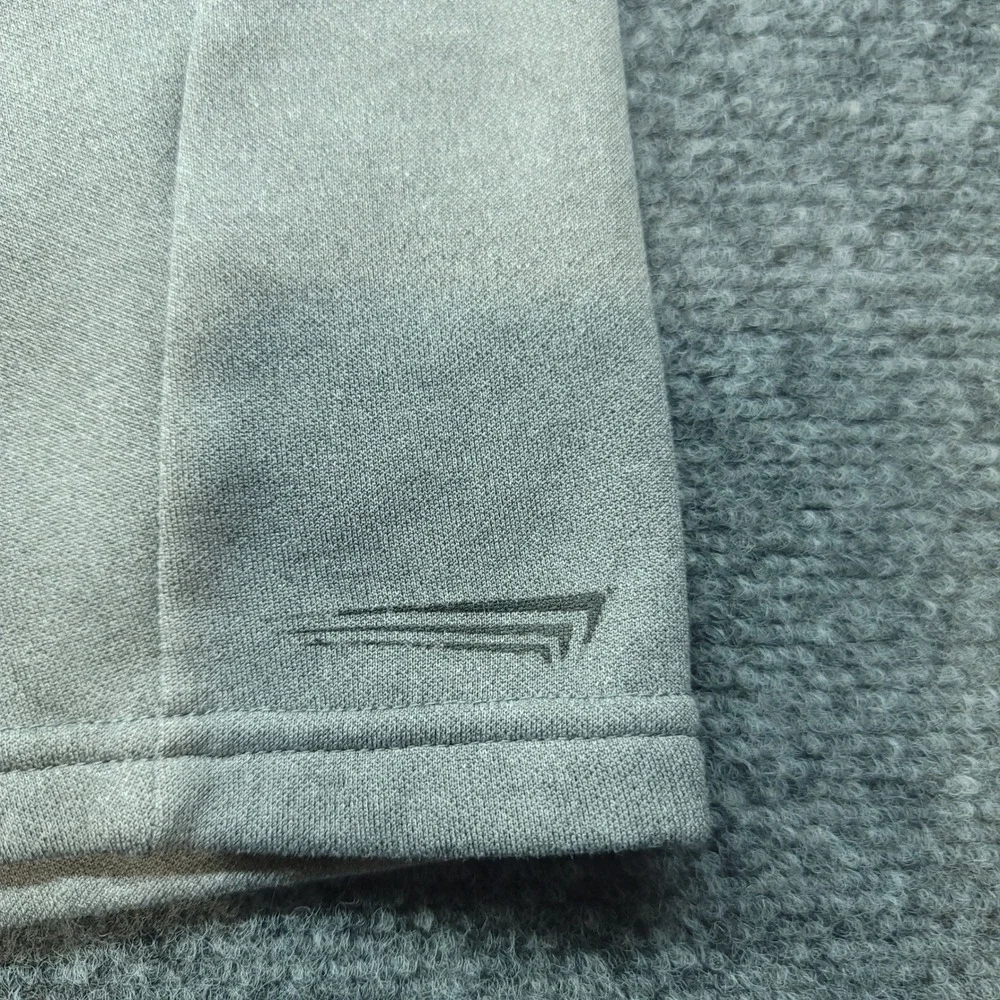 Copper Fit Mens Gray Copper Infused Athletic Shorts Zipper Pockets XL 20in Waist